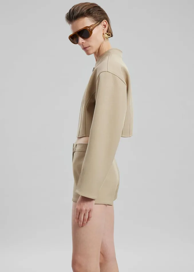 The Frankie Shop Bottoms Banks Hot Pants 8211 Beige 8211 Women