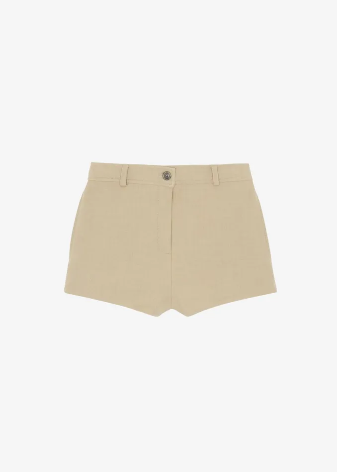 The Frankie Shop Bottoms Banks Hot Pants 8211 Beige 8211 Women