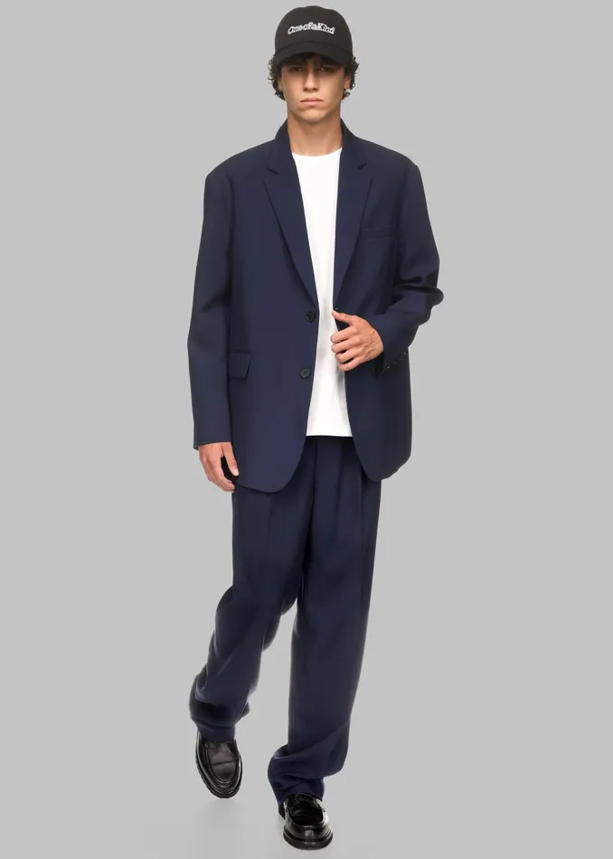 The Frankie Shop Bottoms Beo Suit Pants X Barbie 8211 Blue 8211 Men