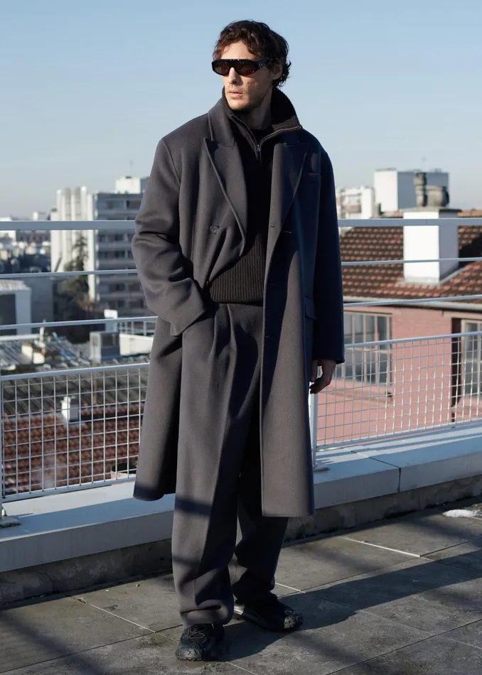 The Frankie Shop Bottoms Beo Wool Suit Pants 8211 Dark Grey 8211 Men