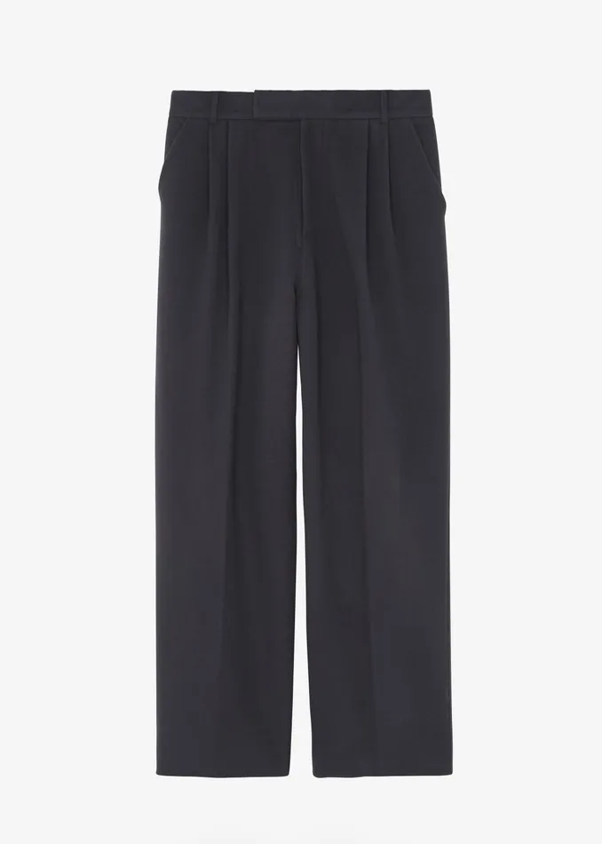 The Frankie Shop Bottoms Beo Wool Suit Pants 8211 Dark Grey 8211 Men