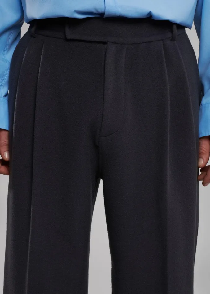 The Frankie Shop Bottoms Beo Wool Suit Pants 8211 Dark Grey 8211 Men