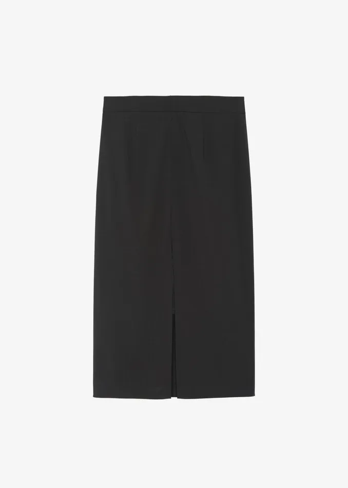 The Frankie Shop Bottoms Brooklyn Midi Skirt 8211 Charcoal 8211 Women