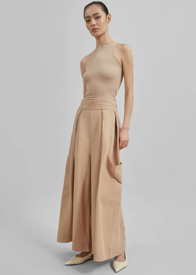 The Frankie Shop Bottoms By Malene Birger Darlane Pants 8211 Nomad 8211 Women The Frankie Shop Bottoms By Malene Birger Darlane Pants 8211 Nomad 8211 Women