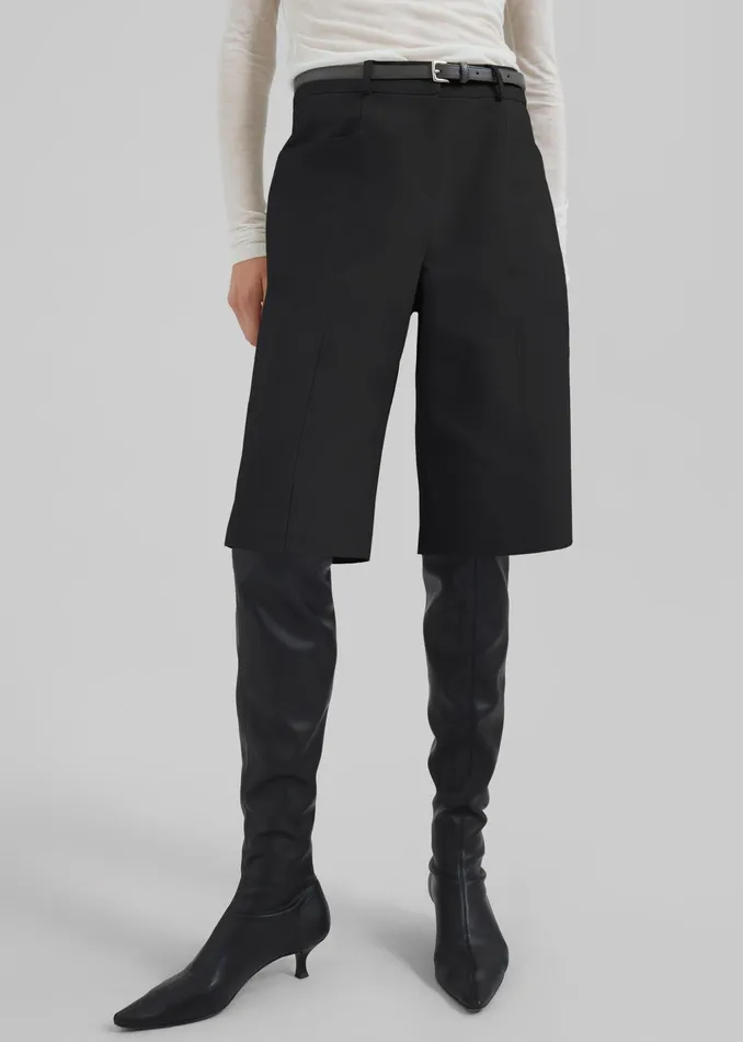 The Frankie Shop Bottoms Cairo Bermuda Shorts 8211 Black 8211 Women