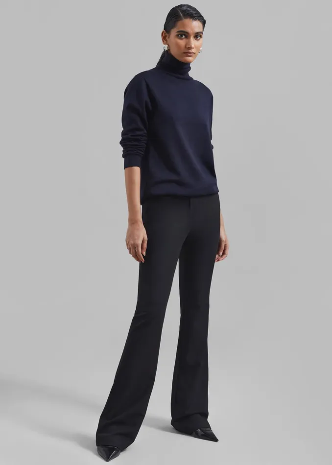 The Frankie Shop Bottoms Charley Bootcut Pants 8211 Black 8211 Women