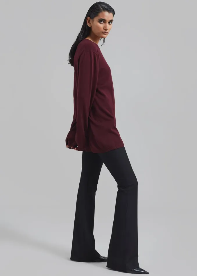 The Frankie Shop Bottoms Charley Bootcut Pants 8211 Black 8211 Women