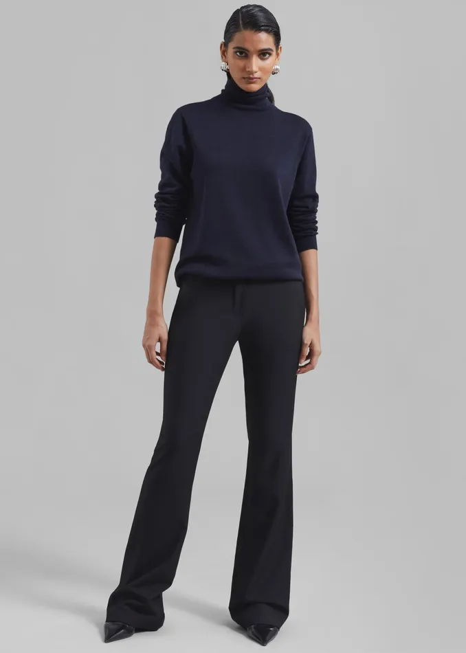 The Frankie Shop Bottoms Charley Bootcut Pants 8211 Black 8211 Women