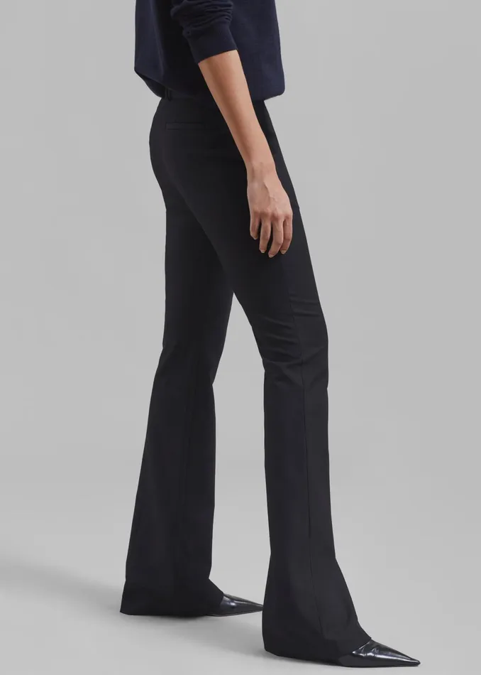 The Frankie Shop Bottoms Charley Bootcut Pants 8211 Black 8211 Women