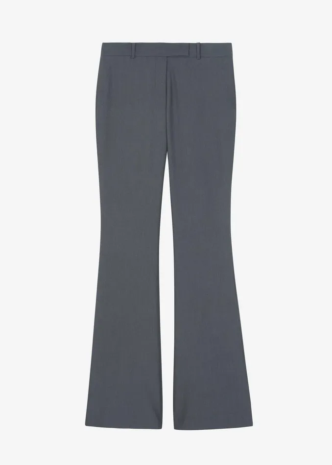The Frankie Shop Bottoms Charley Bootcut Pants 8211 Charcoal 8211 Women