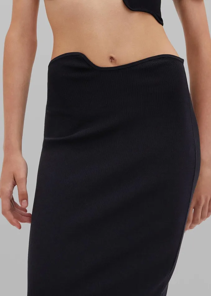 The Frankie Shop Bottoms Christopher Esber Maparadita Midi Skirt 8211 Black 8211 Women