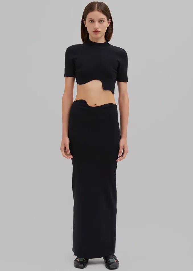 The Frankie Shop Bottoms Christopher Esber Maparadita Midi Skirt 8211 Black 8211 Women
