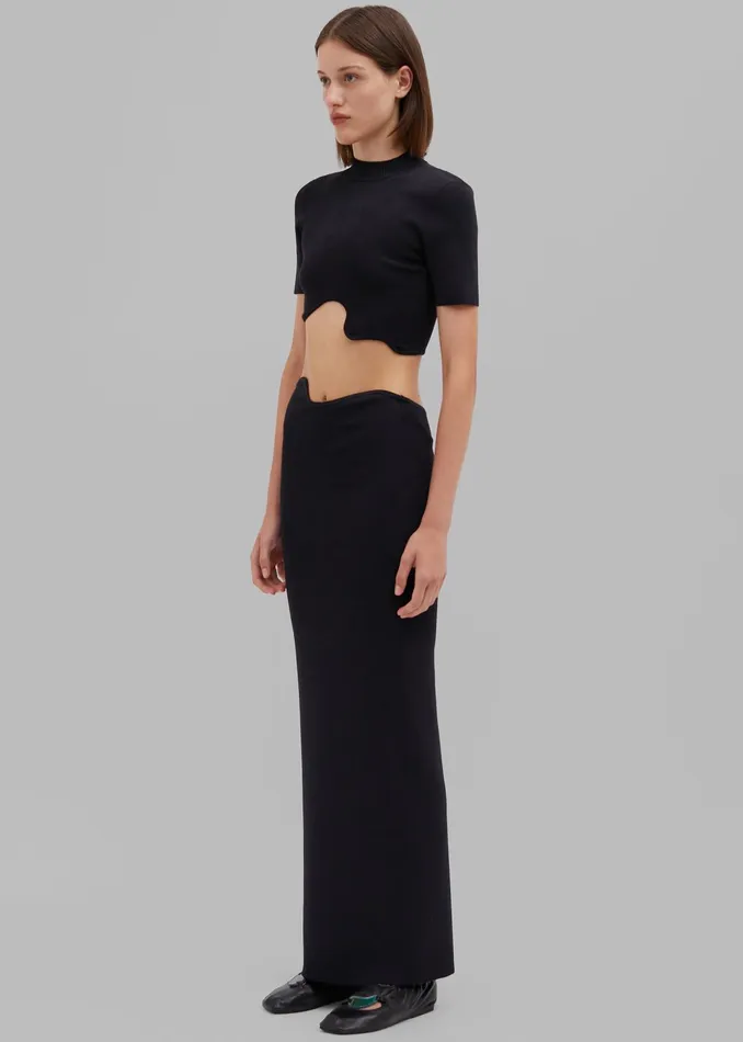 The Frankie Shop Bottoms Christopher Esber Maparadita Midi Skirt 8211 Black 8211 Women
