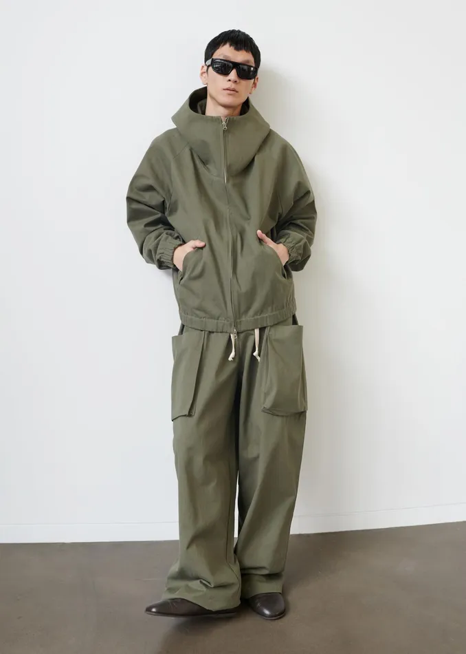 The Frankie Shop Bottoms Lauri Drawstring Cargo Pants 8211 Khaki 8211 Men