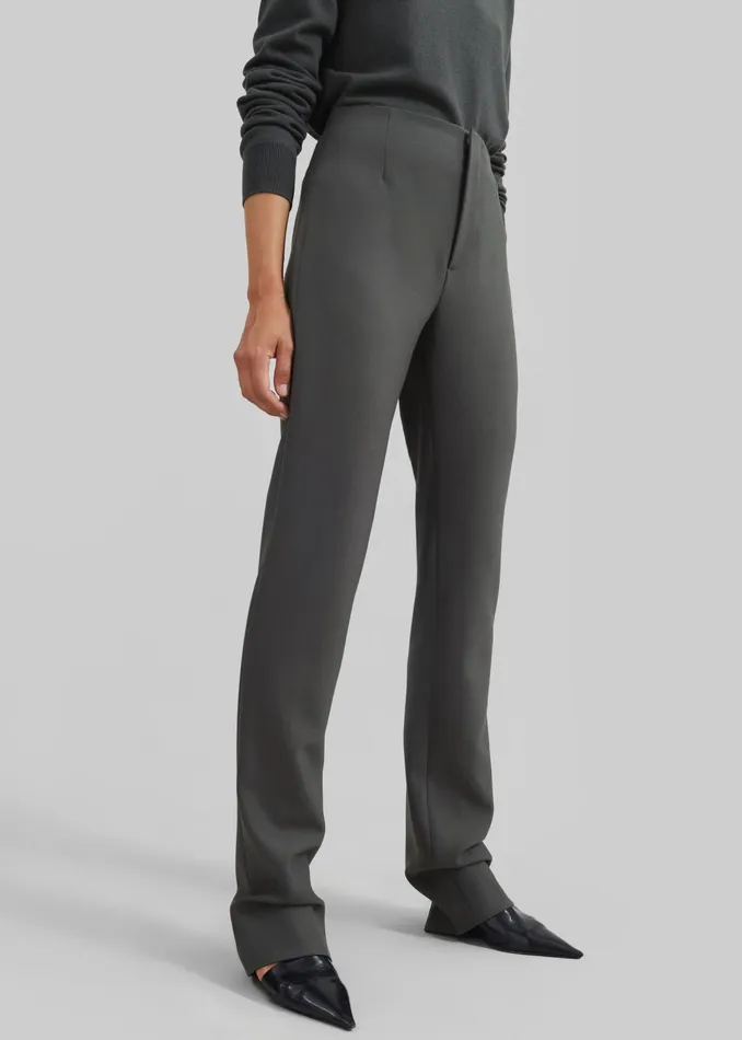 The Frankie Shop Bottoms Morrison Long Trousers 8211 Light Khaki 8211 Women