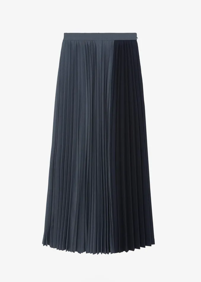 The Frankie Shop Bottoms Orem Pleated Skirt 8211 Charcoal 8211 Women