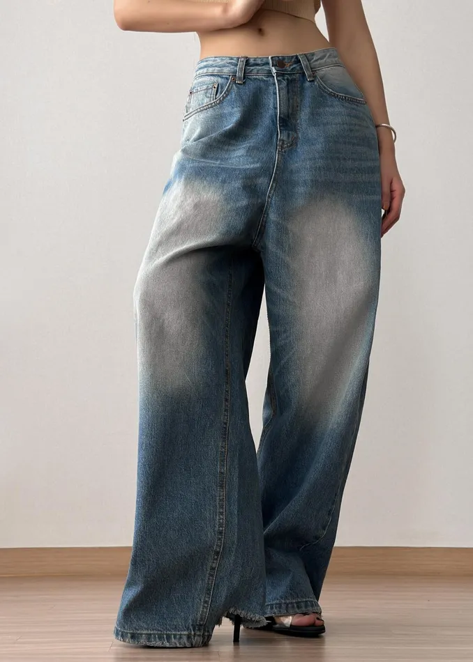 The Frankie Shop Bottoms Tanner Bleach Jeans 8211 Worn Wash 8211 Women