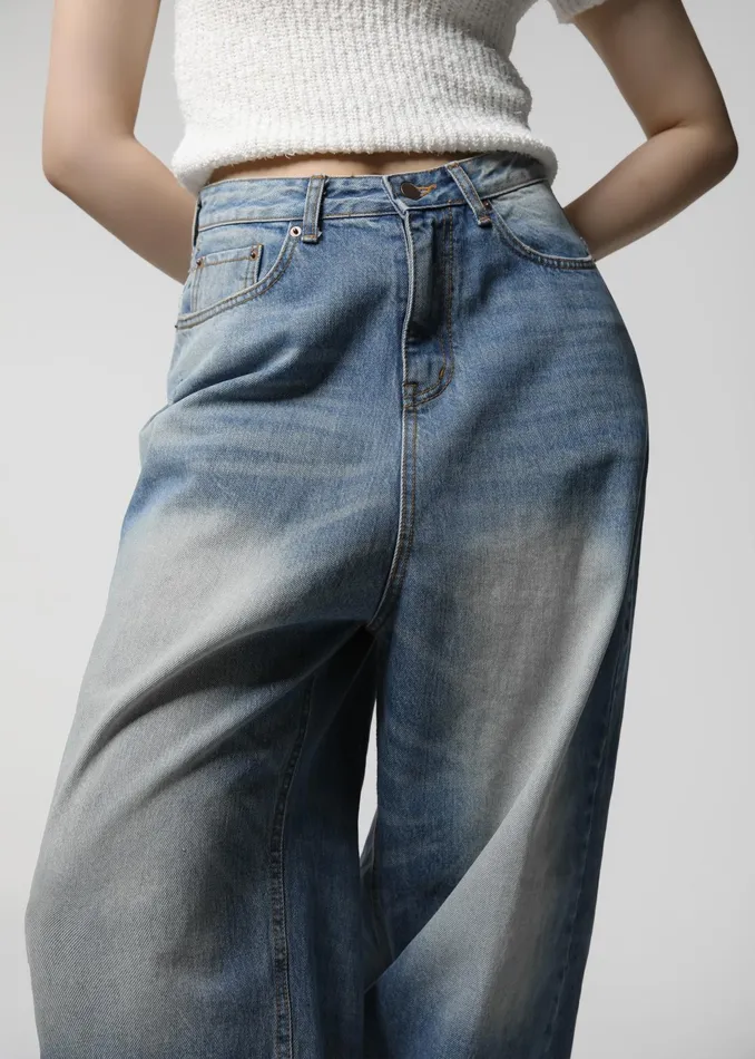 The Frankie Shop Bottoms Tanner Bleach Jeans 8211 Worn Wash 8211 Women