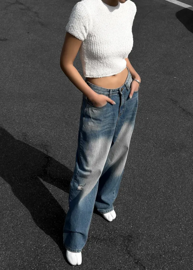 The Frankie Shop Bottoms Tanner Bleach Jeans 8211 Worn Wash 8211 Women