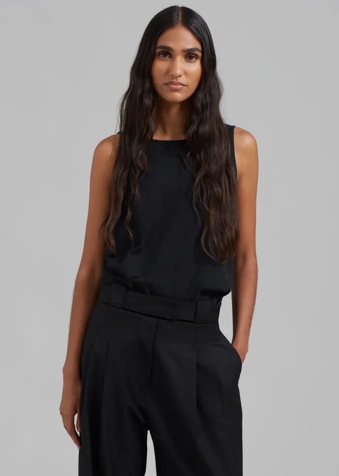 The Frankie Shop Bottoms Tate Trousers 8211 Black 8211 Women
