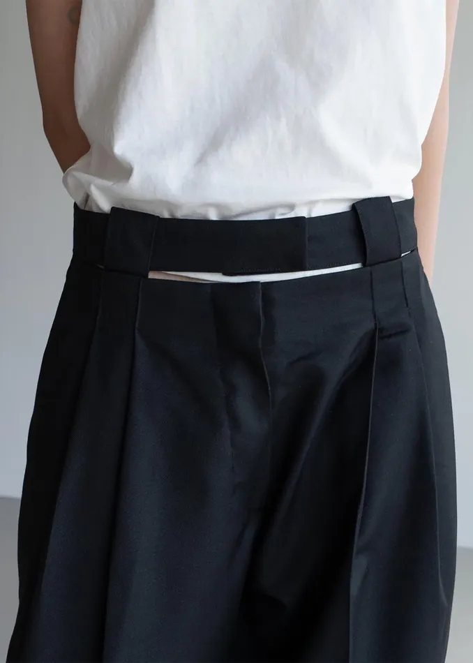 The Frankie Shop Bottoms Tate Trousers 8211 Black 8211 Women