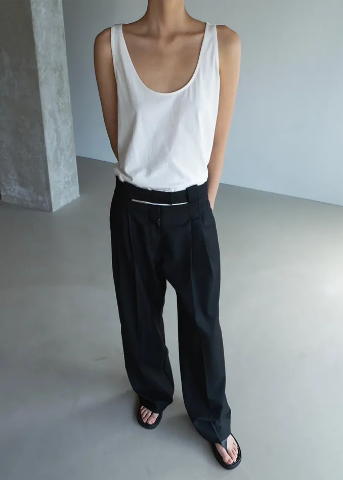 The Frankie Shop Bottoms Tate Trousers 8211 Black 8211 Women