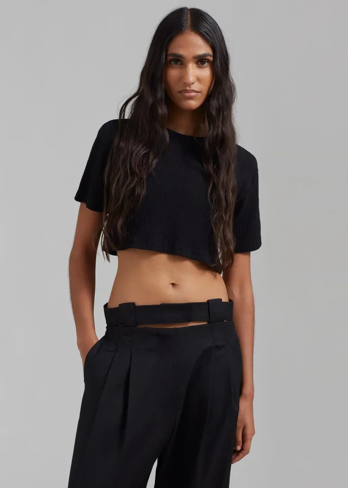 The Frankie Shop Bottoms Tate Trousers 8211 Black 8211 Women