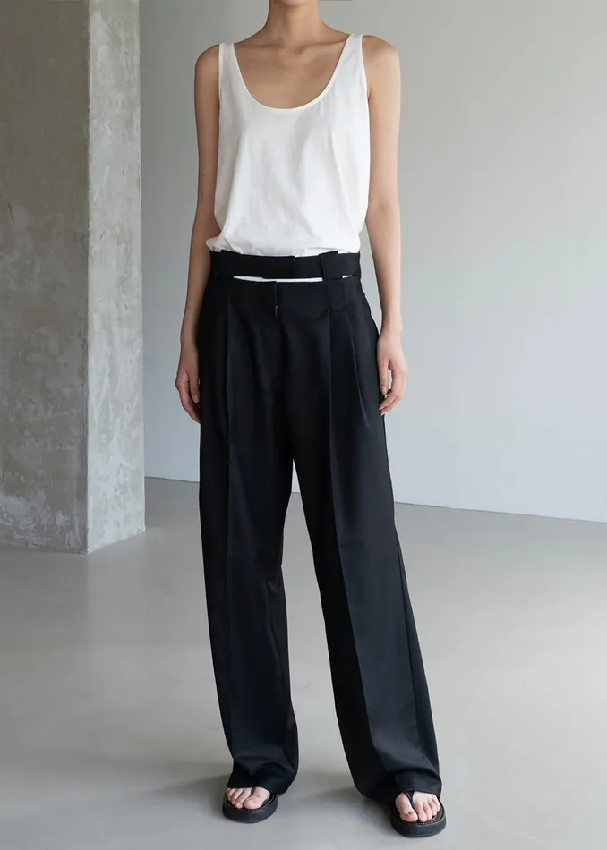 The Frankie Shop Bottoms Tate Trousers 8211 Black 8211 Women