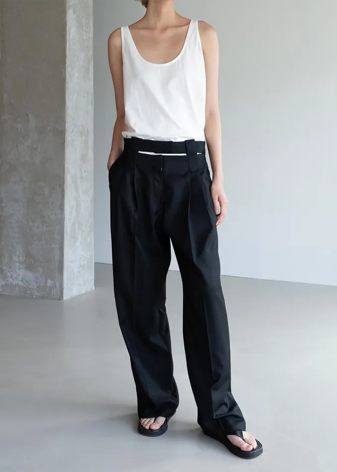 The Frankie Shop Bottoms Tate Trousers 8211 Black 8211 Women