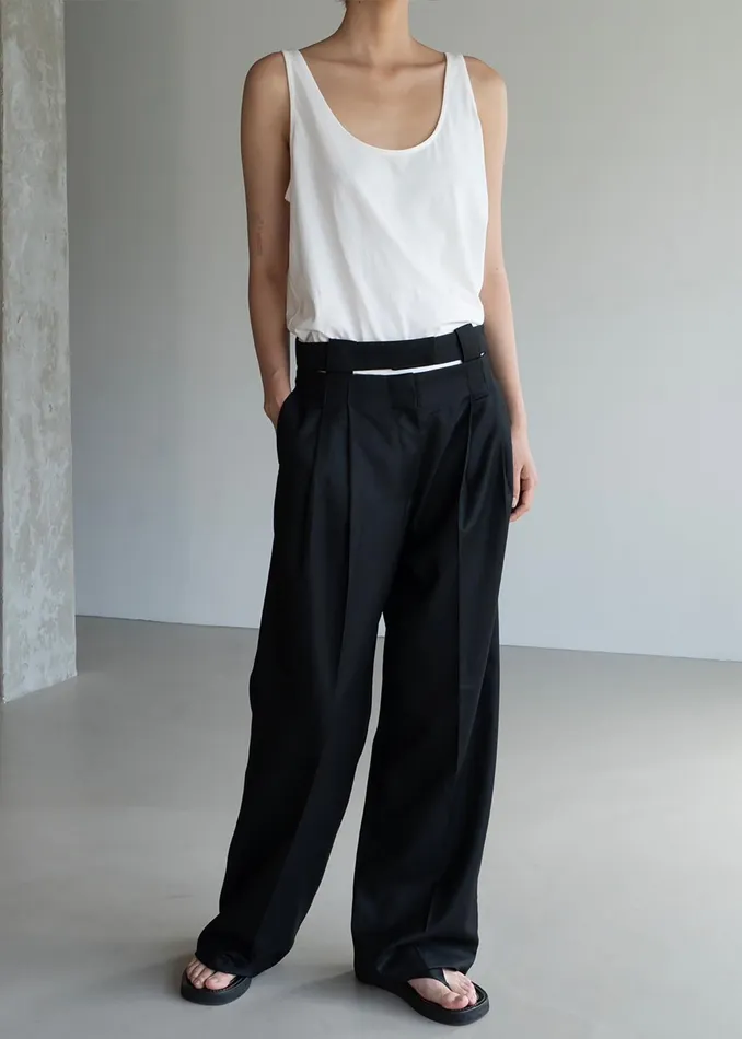 The Frankie Shop Bottoms Tate Trousers 8211 Black 8211 Women