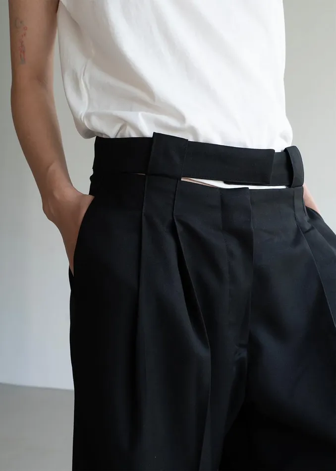 The Frankie Shop Bottoms Tate Trousers 8211 Black 8211 Women