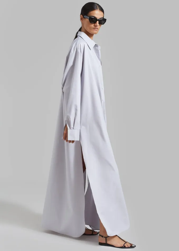 The Frankie Shop Dresses Avery Shirt Dress 8211 Grey 8211 Women