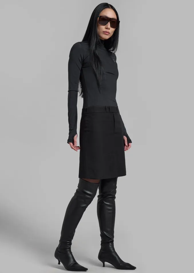 The Frankie Shop Dresses Coperni Hybrid Tailored Dress 8211 Black 8211 Women