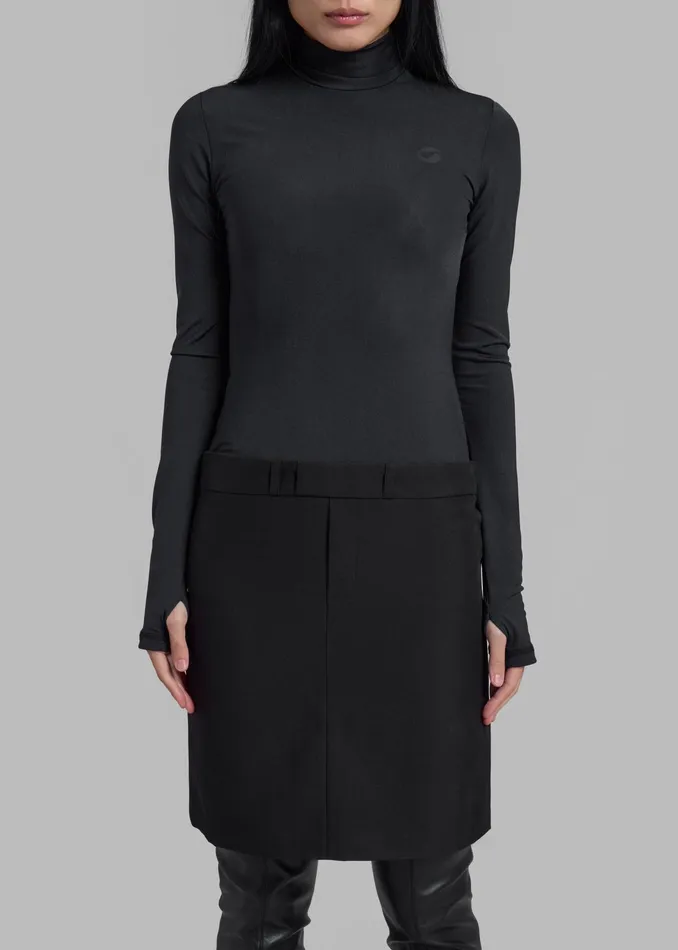 The Frankie Shop Dresses Coperni Hybrid Tailored Dress 8211 Black 8211 Women