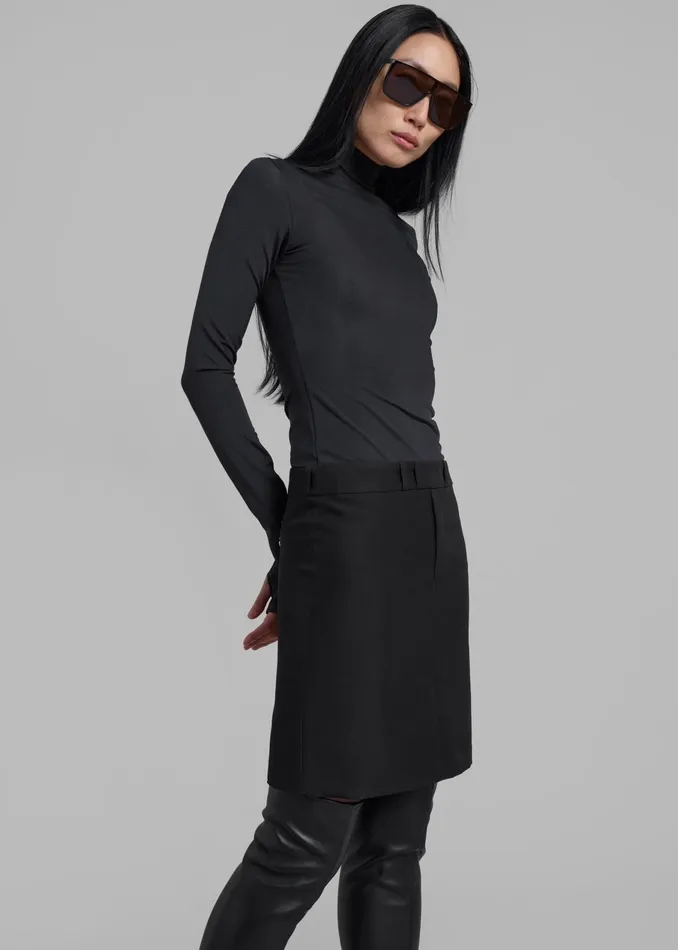The Frankie Shop Dresses Coperni Hybrid Tailored Dress 8211 Black 8211 Women