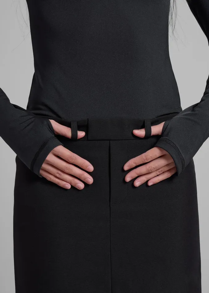 The Frankie Shop Dresses Coperni Hybrid Tailored Dress 8211 Black 8211 Women