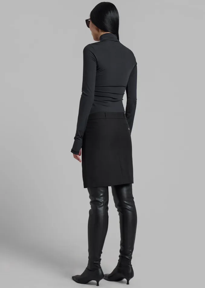 The Frankie Shop Dresses Coperni Hybrid Tailored Dress 8211 Black 8211 Women