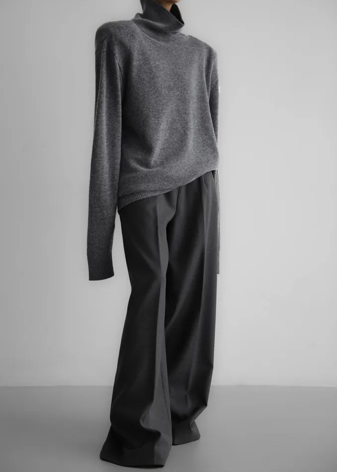 The Frankie Shop Dresses Emilia Mini Padded Sweater Dress 8211 Grey 8211 Women