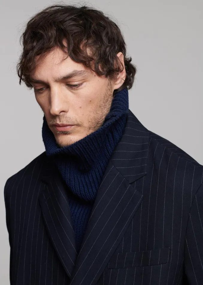 The Frankie Shop Outerwear Beo Blazer 8211 NavyWhite Pinstripe 8211 Men