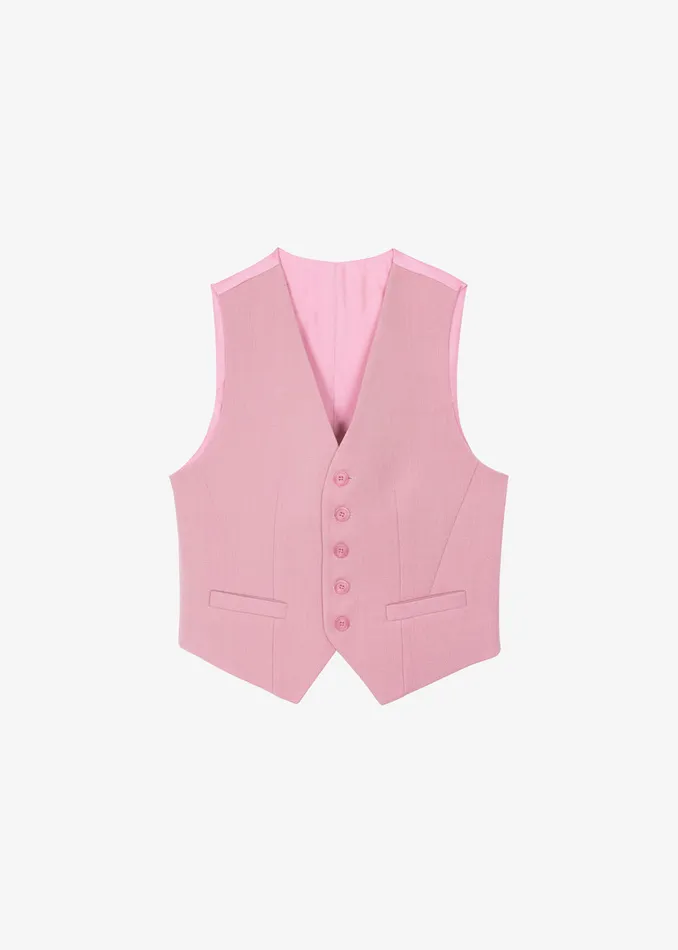 The Frankie Shop Outerwear Gelso Waistcoat 8211 Rose 8211 Women