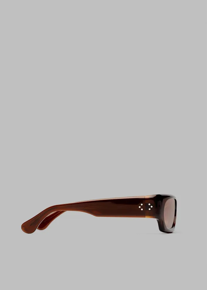 The Frankie Shop Port Tanger Kerewan Sunglasses 8211 Bunaa AcetateTobacco Lens 8211 WomenMen