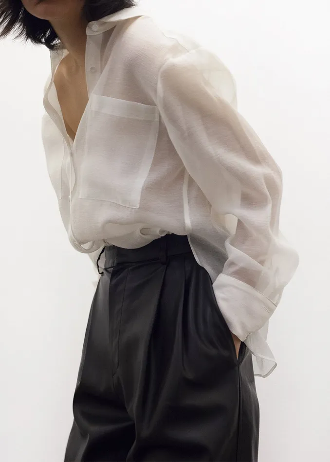 The Frankie Shop Tops Kier Blouse 8211 Off White 8211 Women