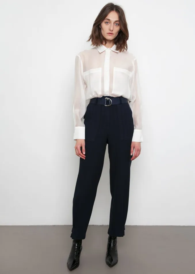 The Frankie Shop Tops Kier Blouse 8211 Off White 8211 Women