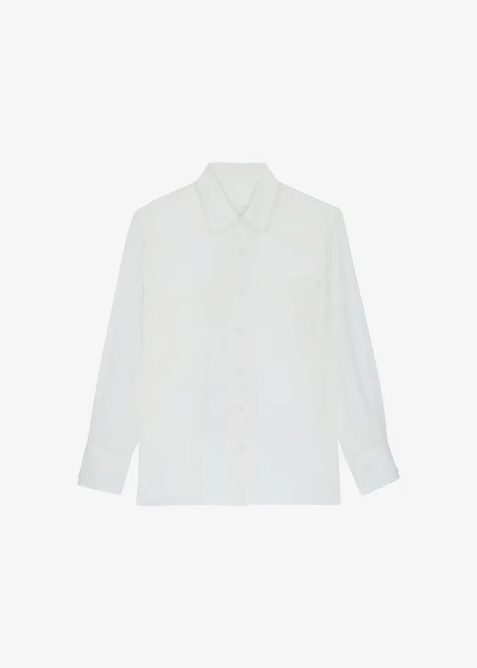 The Frankie Shop Tops Kier Blouse 8211 Off White 8211 Women