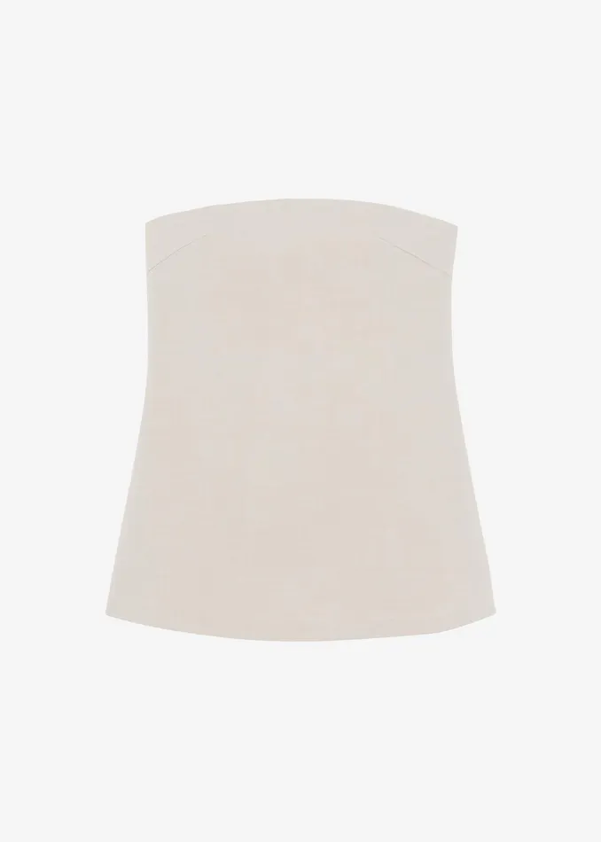 The Frankie Shop Tops Kit Strapless Top 8211 Beige 8211 Women
