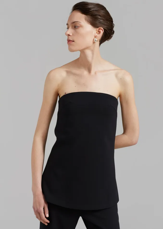 The Frankie Shop Tops Kit Strapless Top 8211 Black 8211 Women