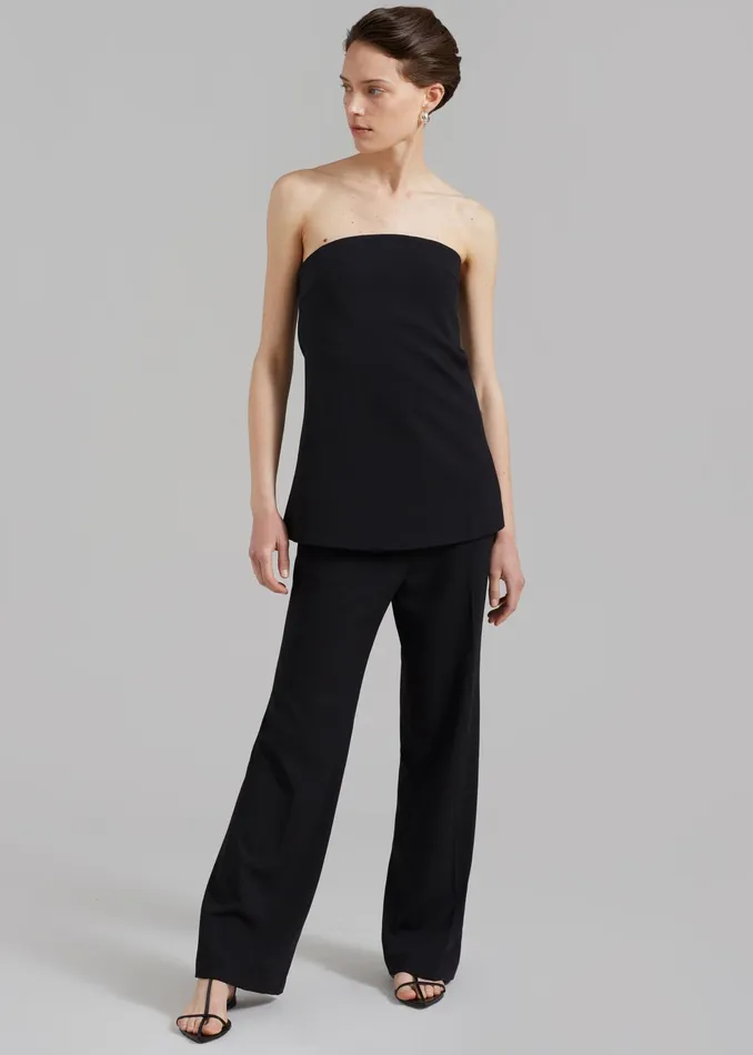 The Frankie Shop Tops Kit Strapless Top 8211 Black 8211 Women