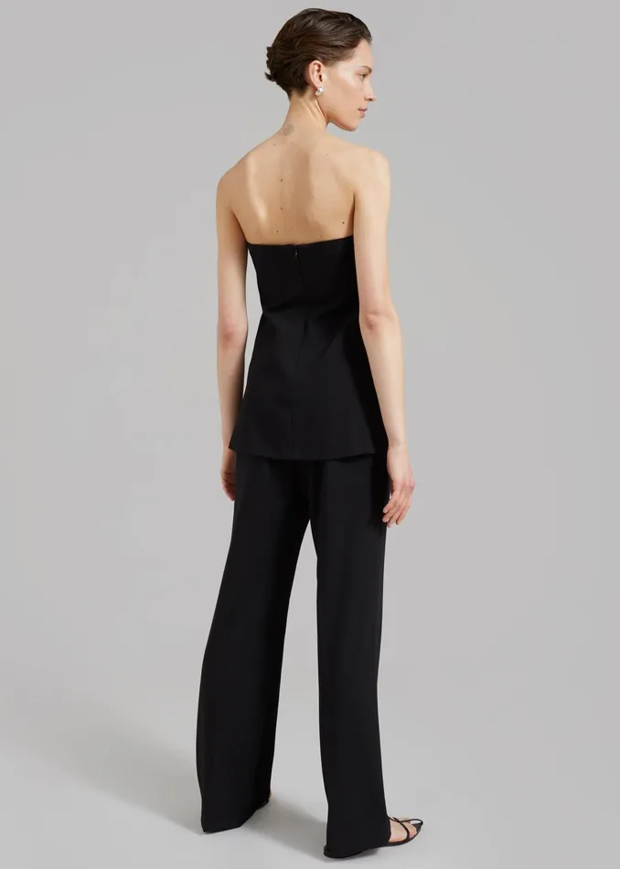 The Frankie Shop Tops Kit Strapless Top 8211 Black 8211 Women