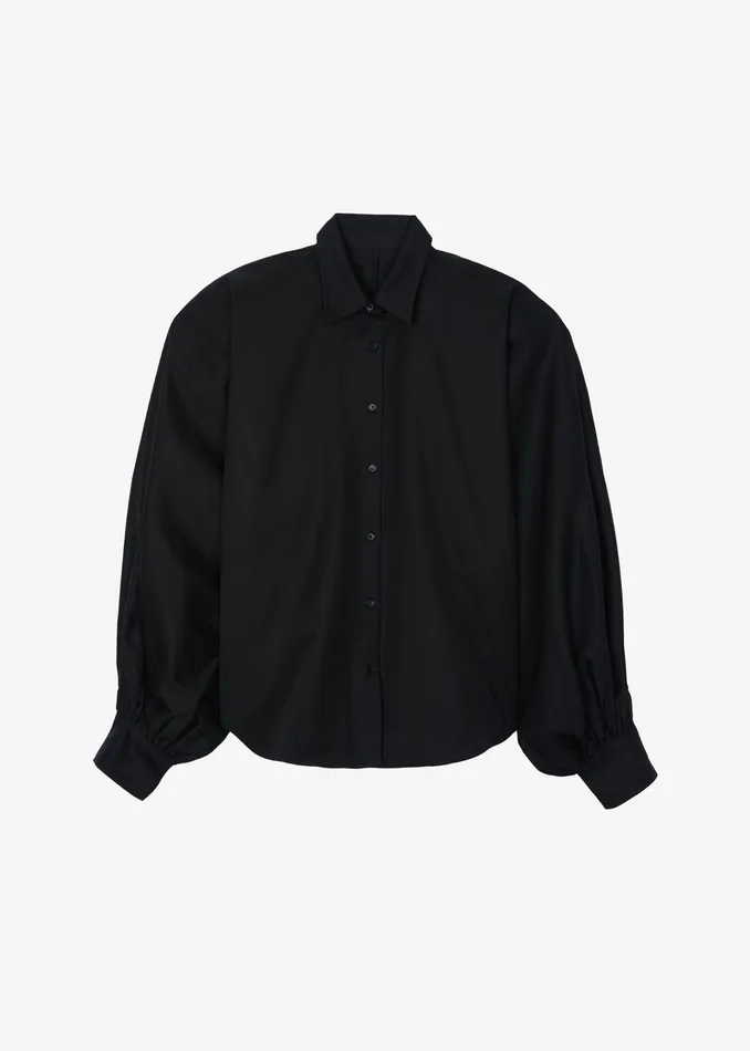 The Frankie Shop Tops Sabi Blouse 8211 Black 8211 Women