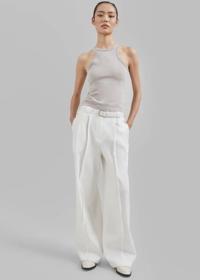 The Frankie Shop Tops Samse Samse Helene Tank Top 8211 Gull Gray 8211 Women